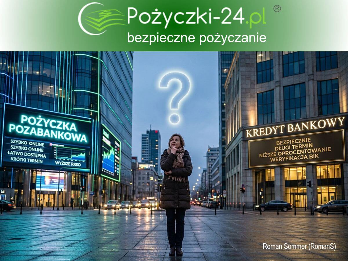 Pożyczka pozabankowa czy kredyt bankowy - analiza kosztów i dostępności produktów wykonana przez eksperta Roman Sommer (RomanS).