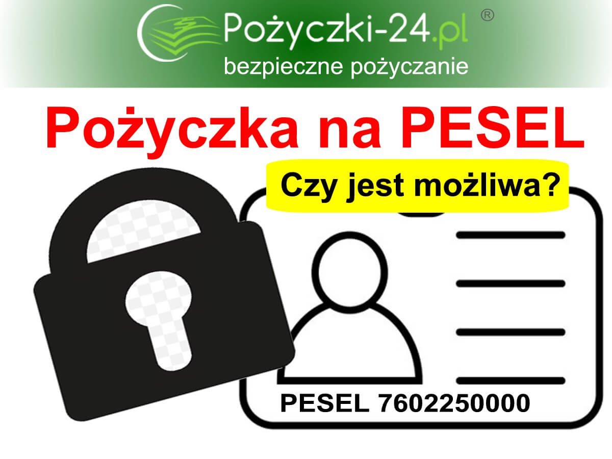 Pożyczka na PESEL -Bezpieczeństwo danych osobowych (kłódka na dokumencie)