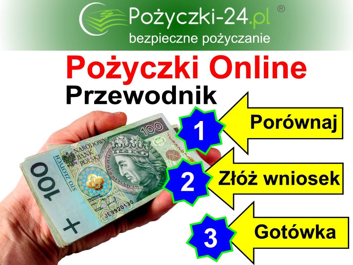 Pożyczki Online - Przewodnik: infografika procesu