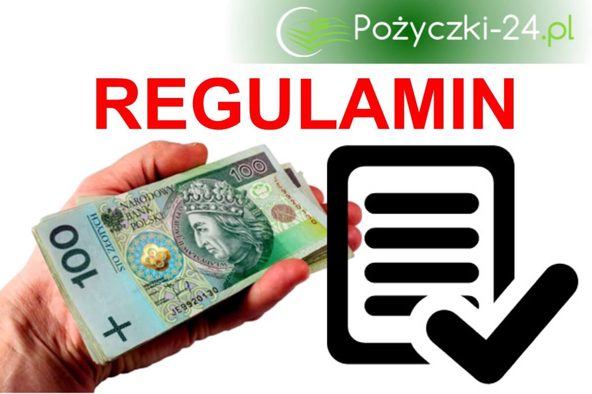 Regulamin strony Pozyczki-24.pl