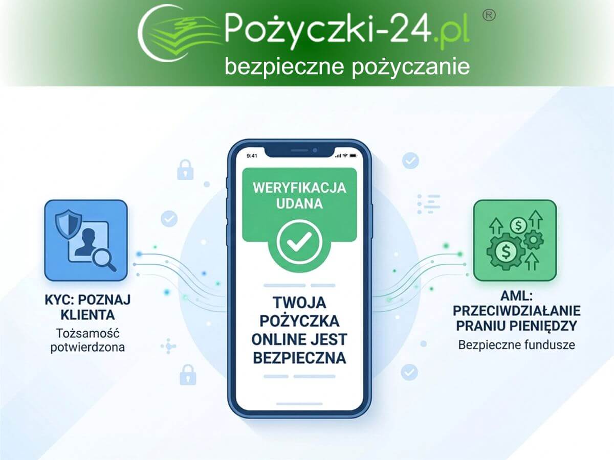 Proces weryfikacji KYC, AML przez otwartą bankowość PSD2 w telefonie.